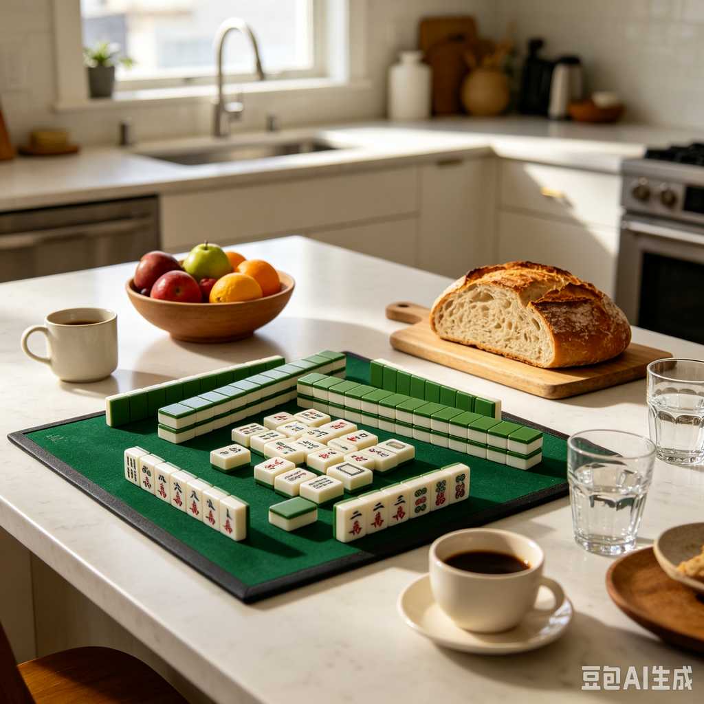 cute mini mahjong tiles set