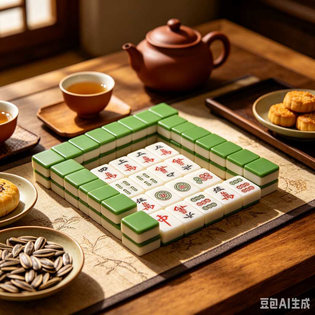 luxury carving mahjong tiles